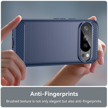 Hülle für Google Pixel 10 Pro / 10, Techsuit, Carbon, Blau