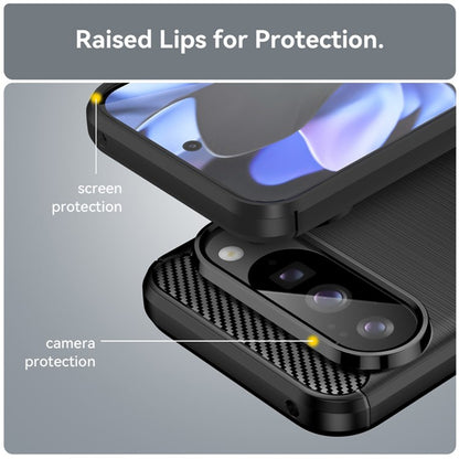 Hülle für Google Pixel 10 Pro / 10, Techsuit, Carbon, Schwarz