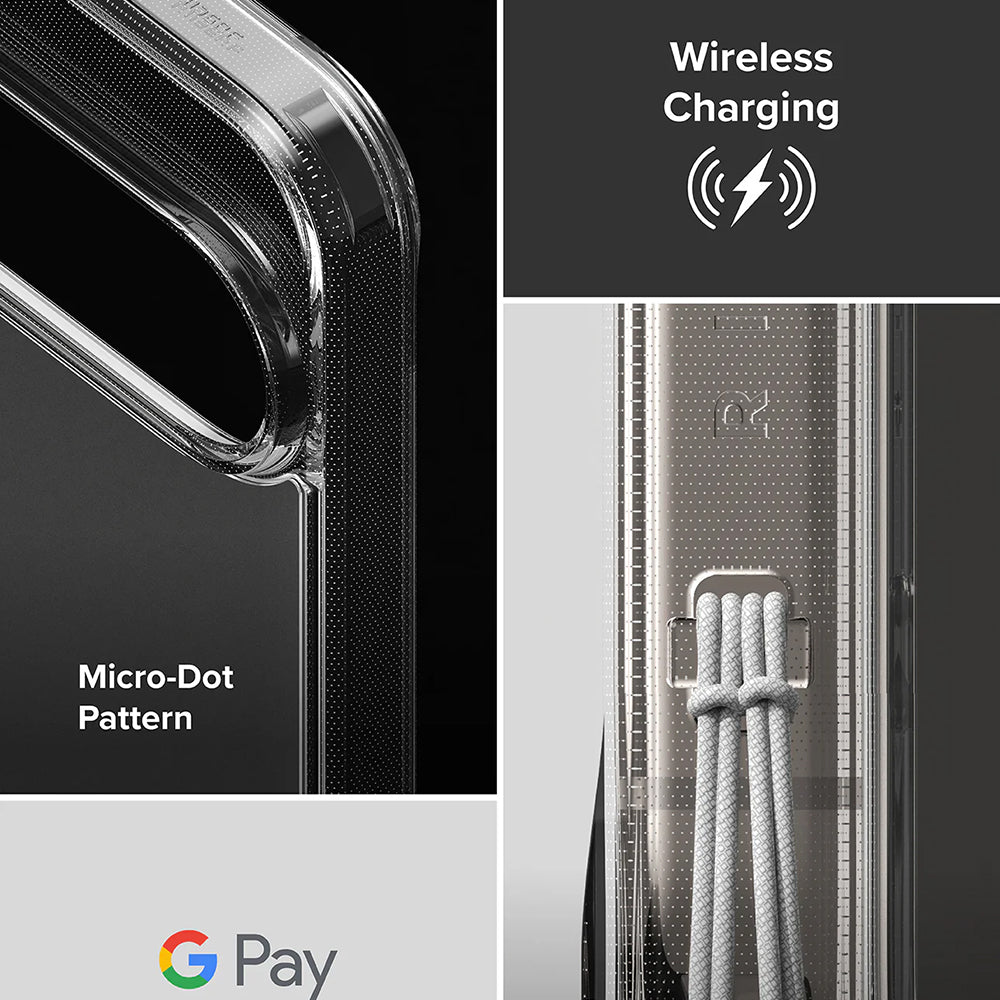 Hülle für Google Pixel 10 Pro XL, Ringke, Fusion, Matt Transparent
