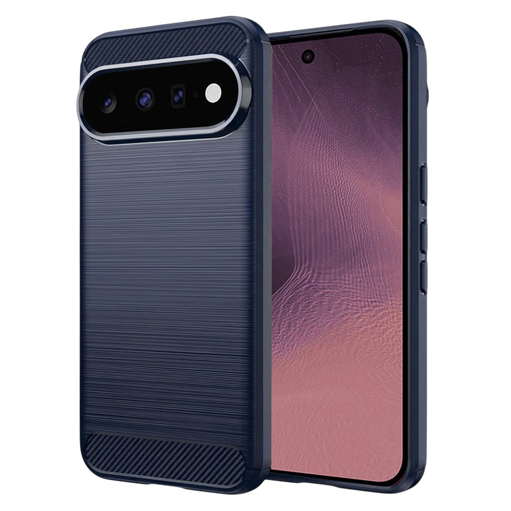 Hülle für Google Pixel 11 Pro / 11, Techsuit, Carbon, Blau