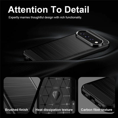Hülle für Google Pixel 11 Pro / 11, Techsuit, Carbon, Schwarz