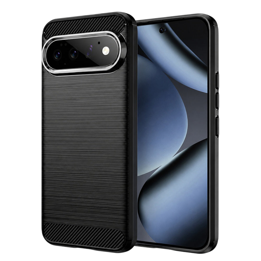 Hülle für Google Pixel 11 Pro / 11, Techsuit, Carbon, Schwarz