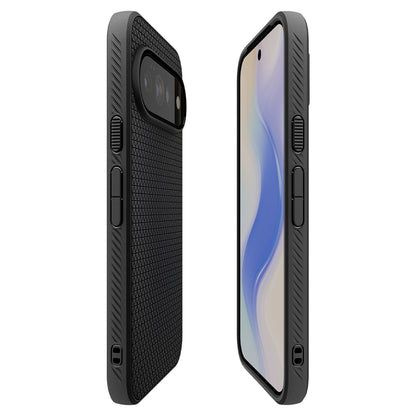 Hülle für Google Pixel 11 Pro, Spigen, Liquid Air, Matt Schwarz ACS11428