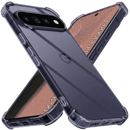 Hülle für Google Pixel 11, Techsuit, stoßfest klar, rauchfarben