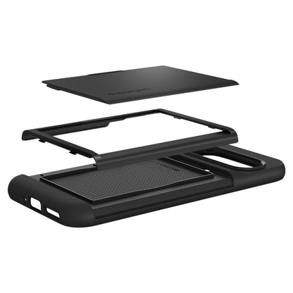 Hülle für Google Pixel 9 Pro XL, Spigen, Slim Armor CS, Schwarz ACS07729