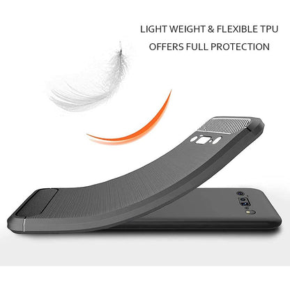 Hülle für Google Pixel 6 Pro, Techsuit, Carbon, Schwarz