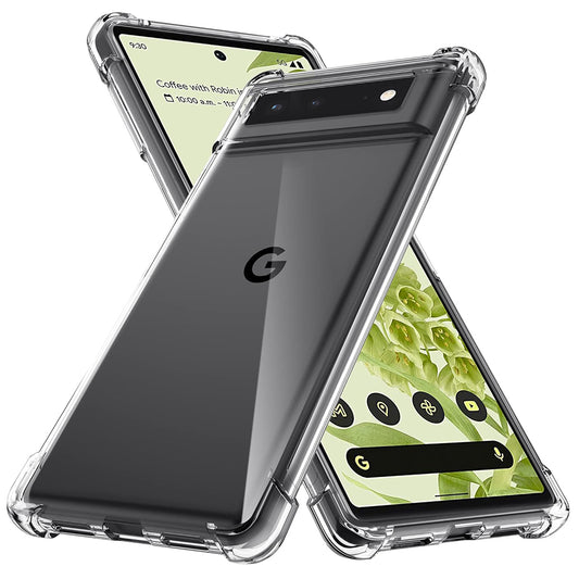 Hülle für Google Pixel 6 Pro, Techsuit, stoßfest klar, transparent