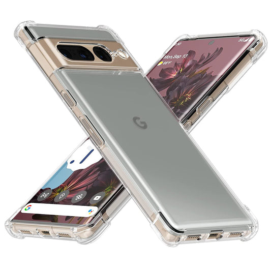 Hülle für Google Pixel 7 Pro, Techsuit, stoßfest klar, transparent