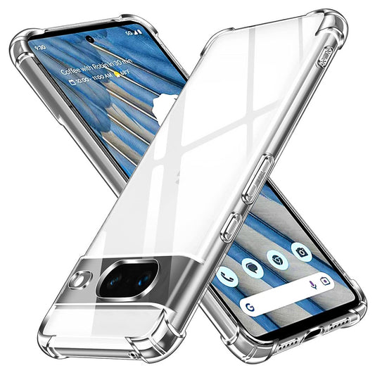 Hülle für Google Pixel 7, Techsuit, stoßfest klar, transparent