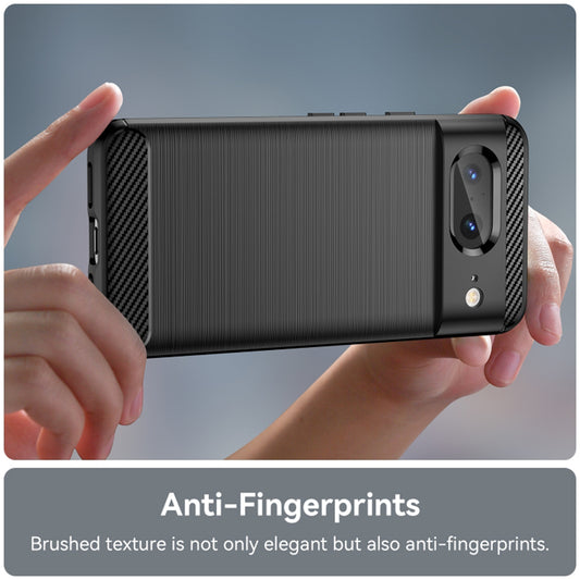 Hülle für Google Pixel 8, Techsuit, Carbon, Schwarz