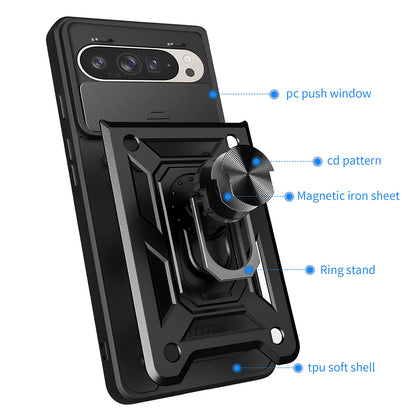 Hülle für Google Pixel 9 / 9 Pro, Techsuit, CamShield, Rosa