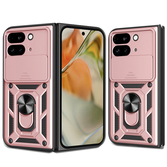 Hülle für Google Pixel 9 Pro Fold, Techsuit, CamShield, Rosa