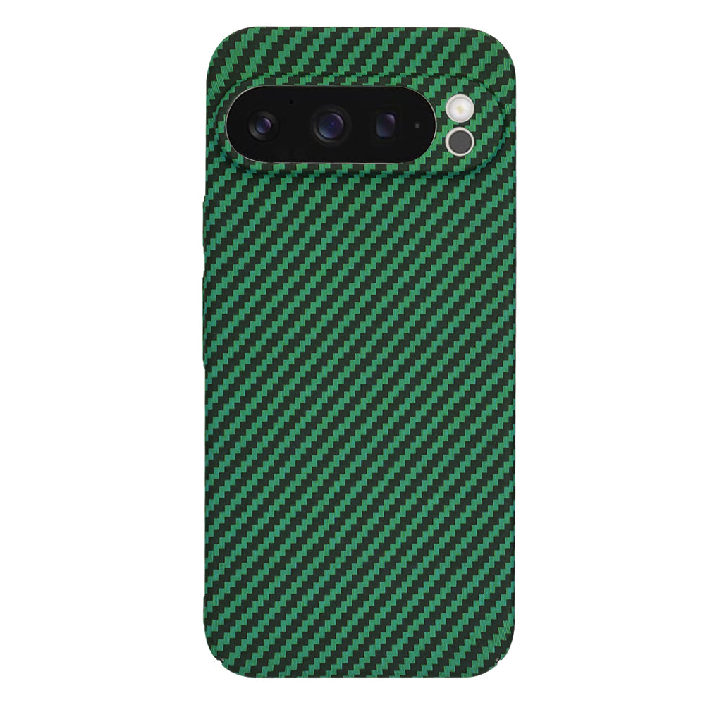 Hülle für Google Pixel 9 Pro, Techsuit, Carbonite FiberShell, Grün