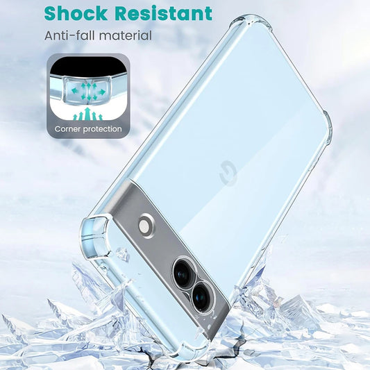 Hülle für Google Pixel 9 Pro, Techsuit, stoßfest klar, transparent