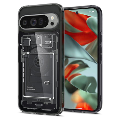 Hülle für Google Pixel 9 Pro XL, Spigen, Ultra Hybrid Zero One, Schwarz ACS07722