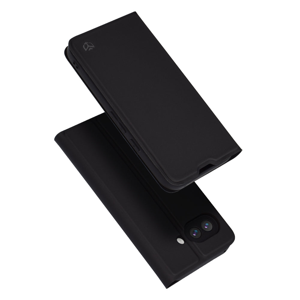 Hülle für Google Pixel 9a, Techsuit, Magskin Book, Schwarz