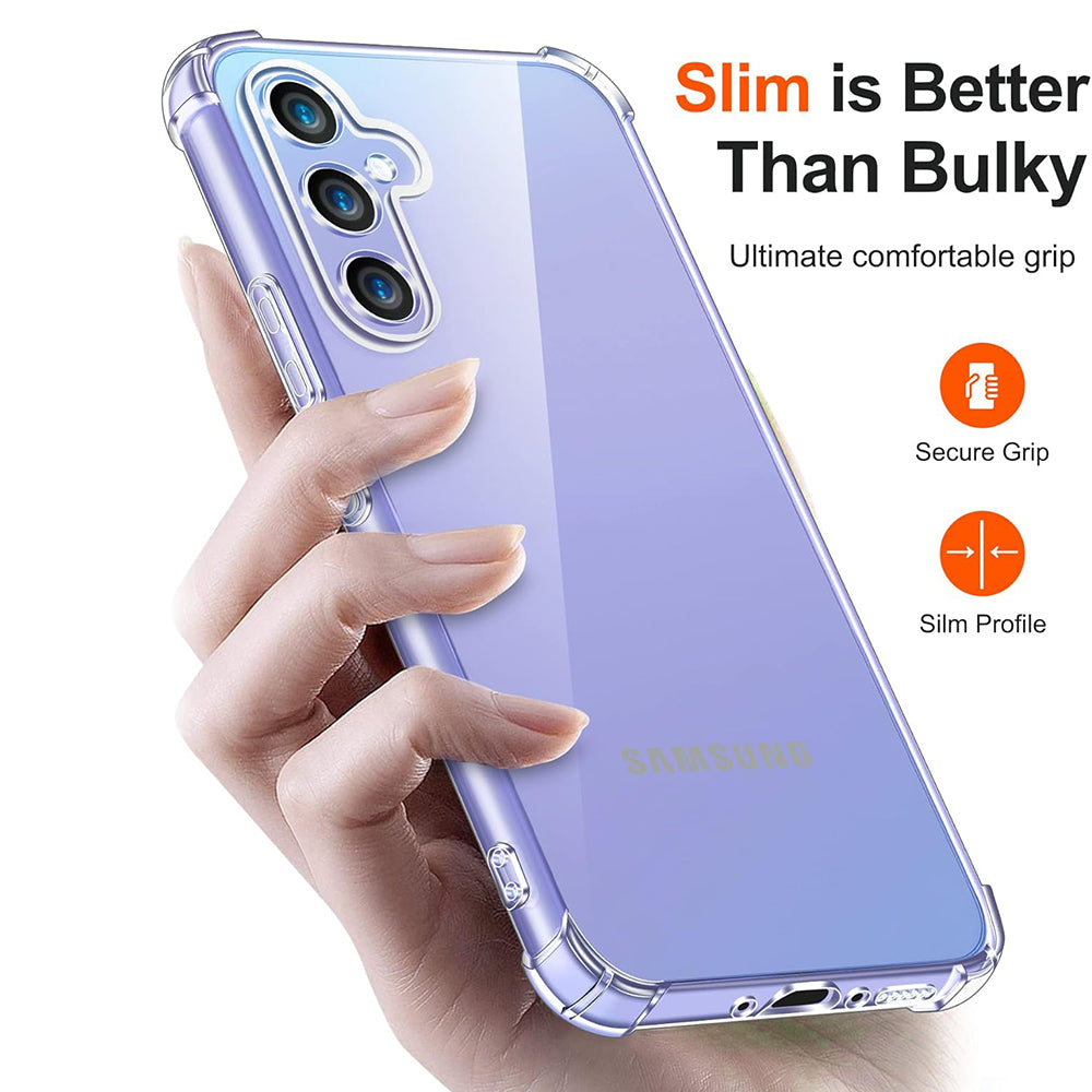 Case for Google Pixel 9a, Techsuit, Shockproof Clear, Transparent