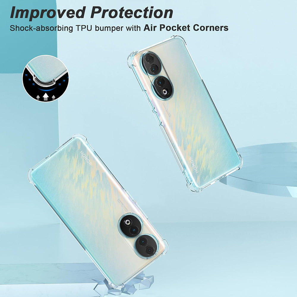 Case for Google Pixel 9a, Techsuit, Shockproof Clear, Transparent