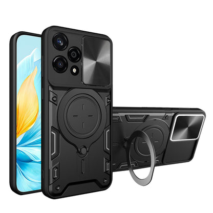 Hülle für Honor 200 Lite, Techsuit, CamGuard Pro, Schwarz