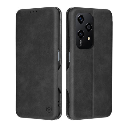 Hülle für Honor 200 Lite, Techsuit, Safe Wallet Plus, Schwarz