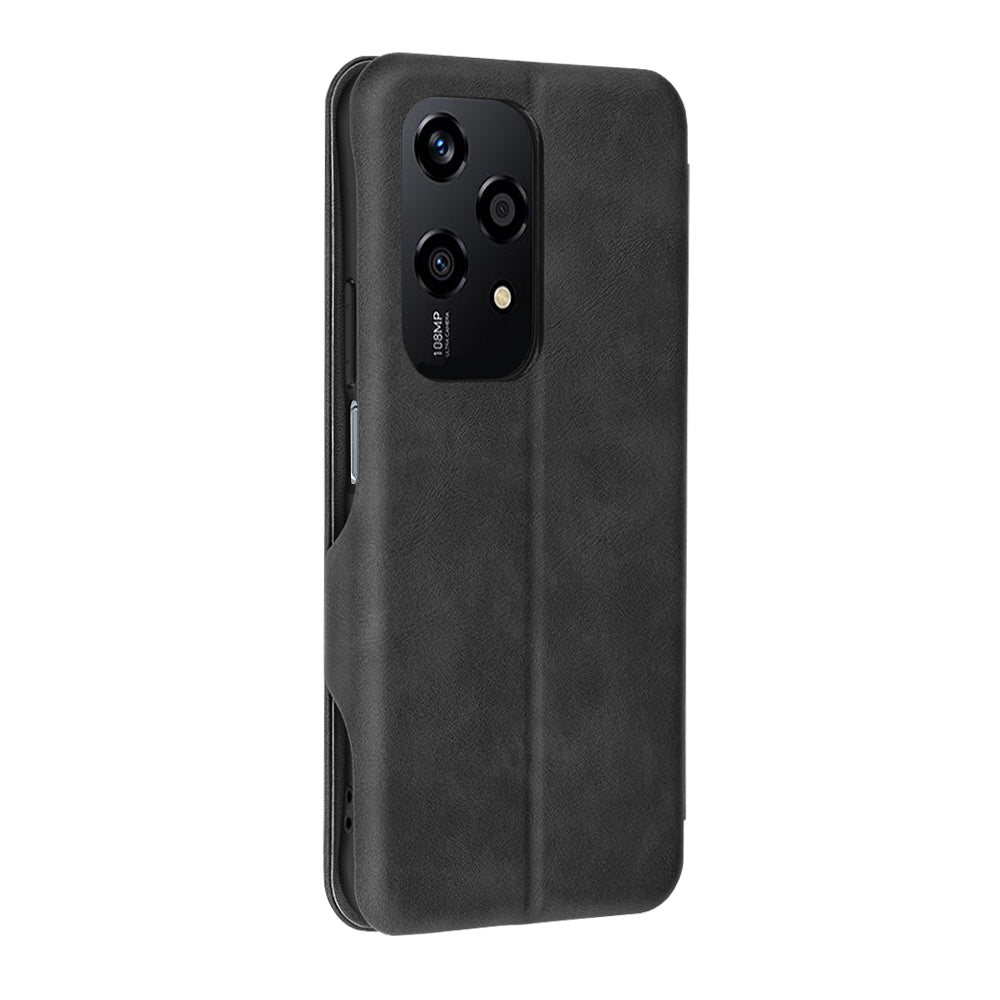 Hülle für Honor 200 Lite, Techsuit, Safe Wallet Plus, Schwarz