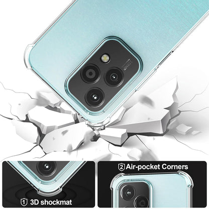 Hülle für Honor 200 Lite, Techsuit, stoßfest klar, transparent