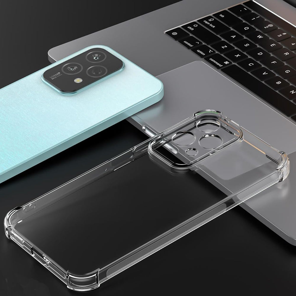 Hülle für Honor 200 Lite, Techsuit, stoßfest klar, transparent