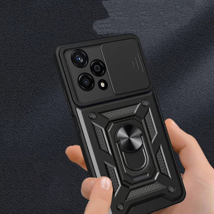 Hülle für Honor 200 Pro, Techsuit, CamShield, Schwarz