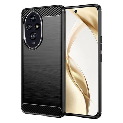 Hülle für Honor 200, Techsuit, Carbon, Schwarz