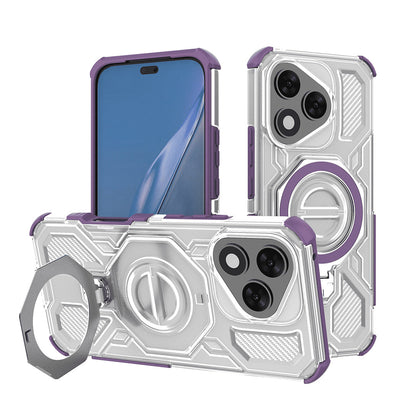 Hülle für Honor 400 Lite, Techsuit, Carbon Shield Pro, Lila