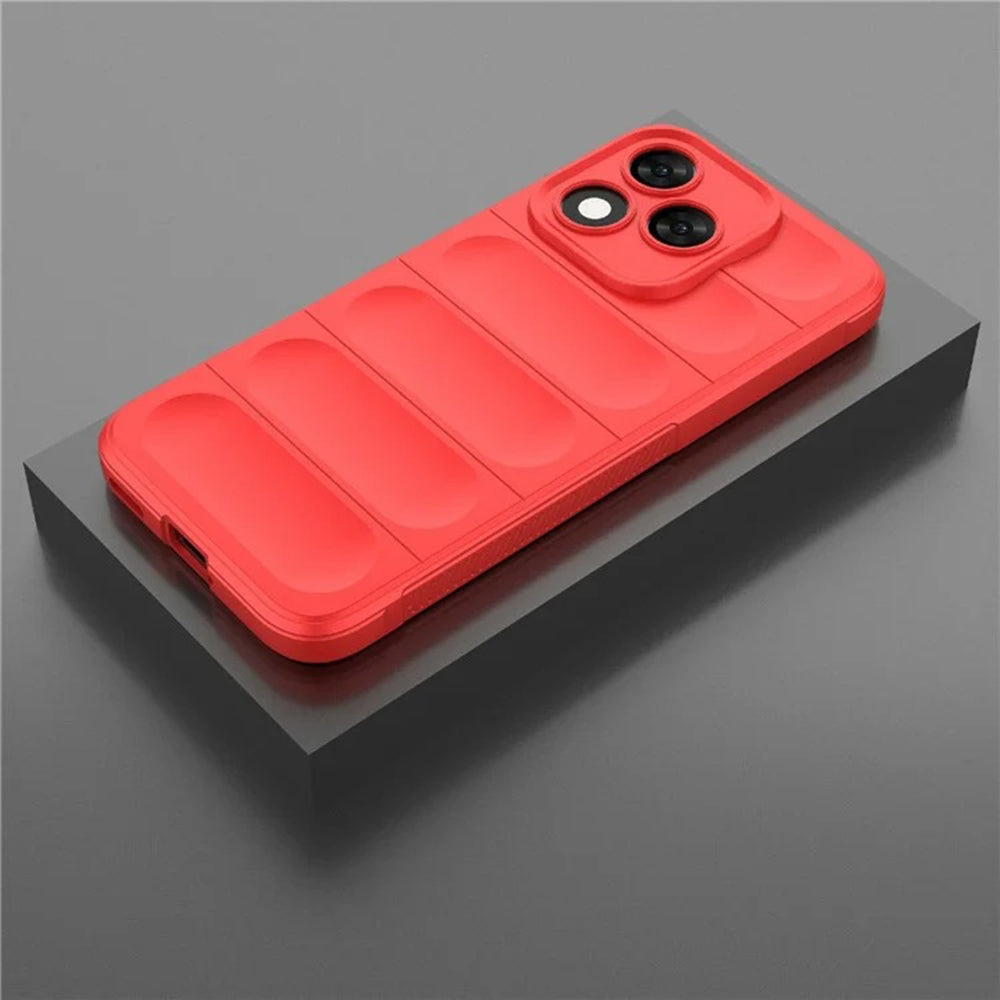 Hülle für Honor 400 Lite, Techsuit, Magic Shield, Rot