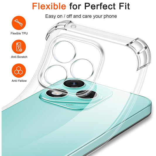 Hülle für Honor 400 Lite, Techsuit, stoßfest klar, transparent