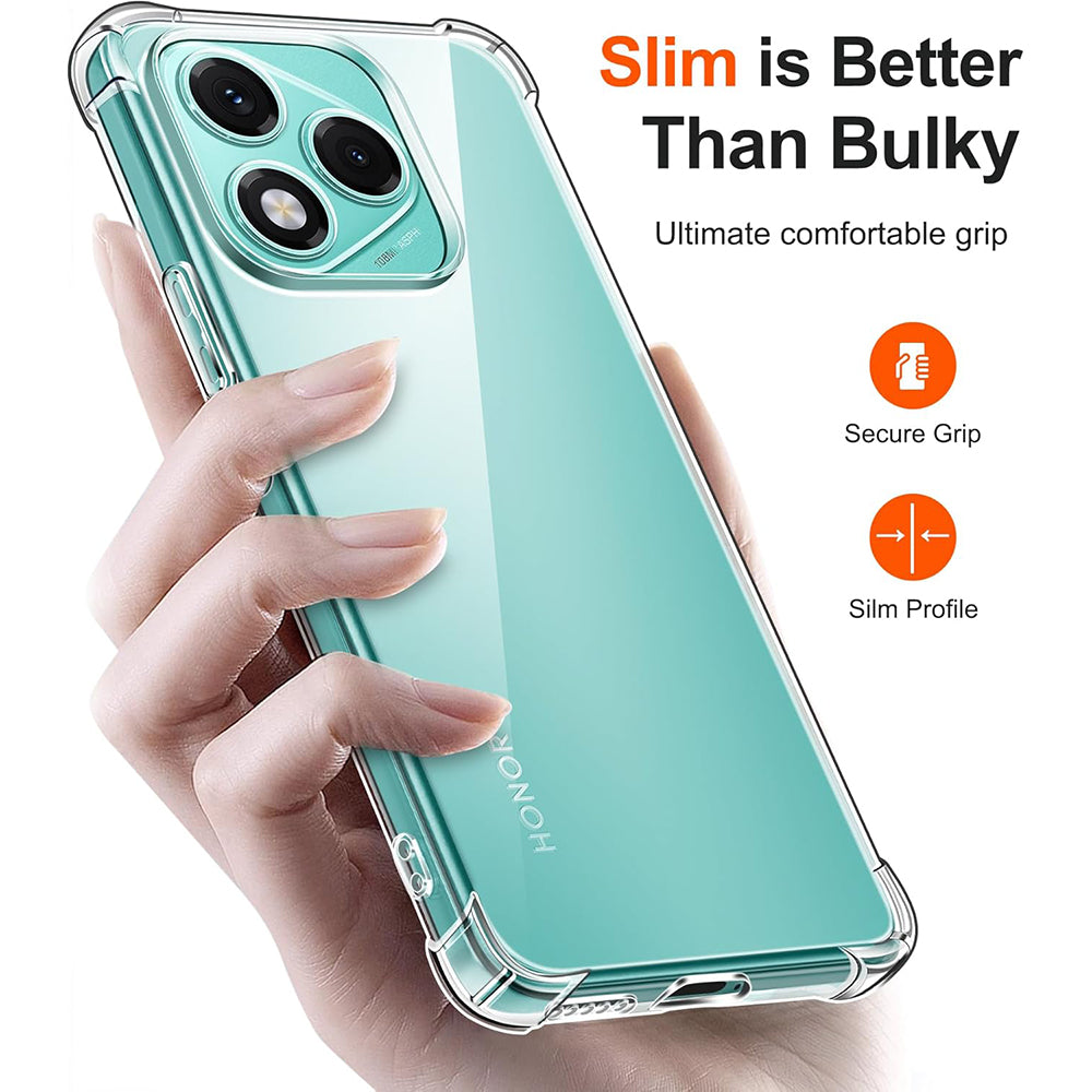 Case for Honor 400 Lite, Techsuit, Shockproof Clear, Transparent