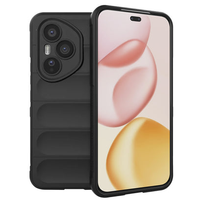 Hülle für Honor 400 Pro, Techsuit, Magic Shield, Schwarz