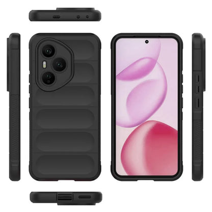 Hülle für Honor 400 Pro, Techsuit, Magic Shield, Schwarz
