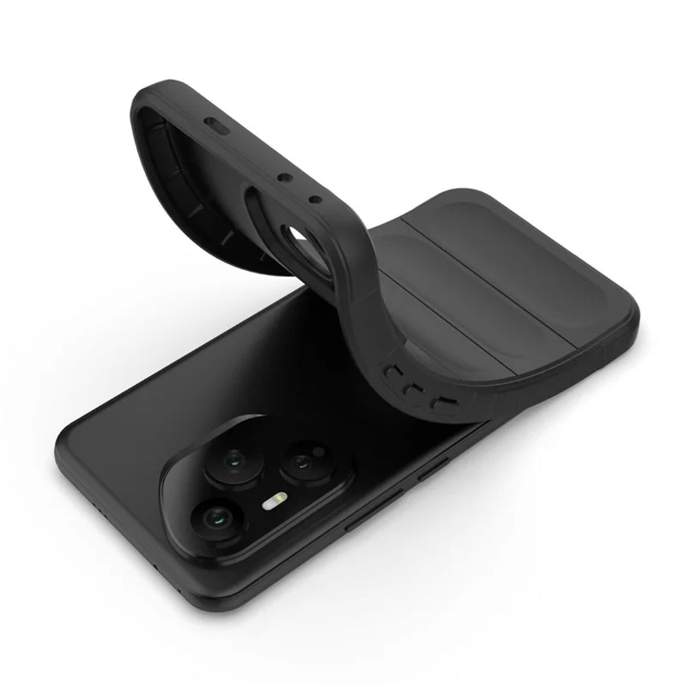 Hülle für Honor 400 Pro, Techsuit, Magic Shield, Schwarz