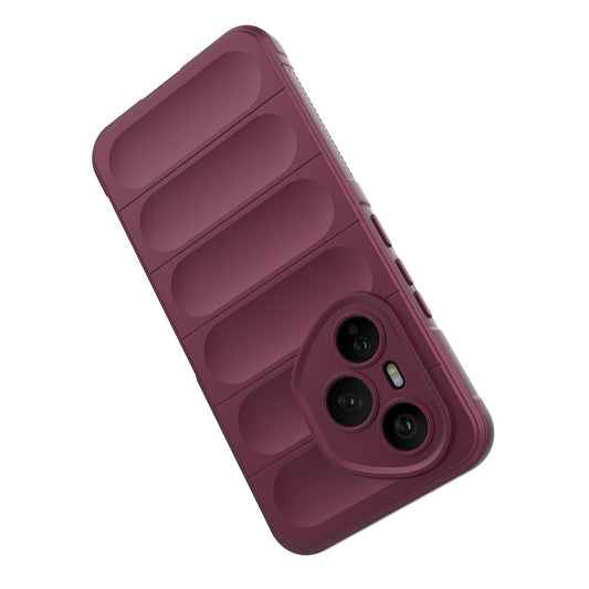 Hülle für Honor 400 Pro, Techsuit, Magic Shield, Weinrot