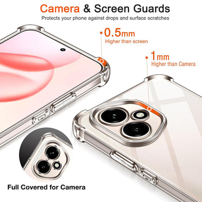 Hülle für Honor 400 Pro, Techsuit, stoßfest klar, transparent