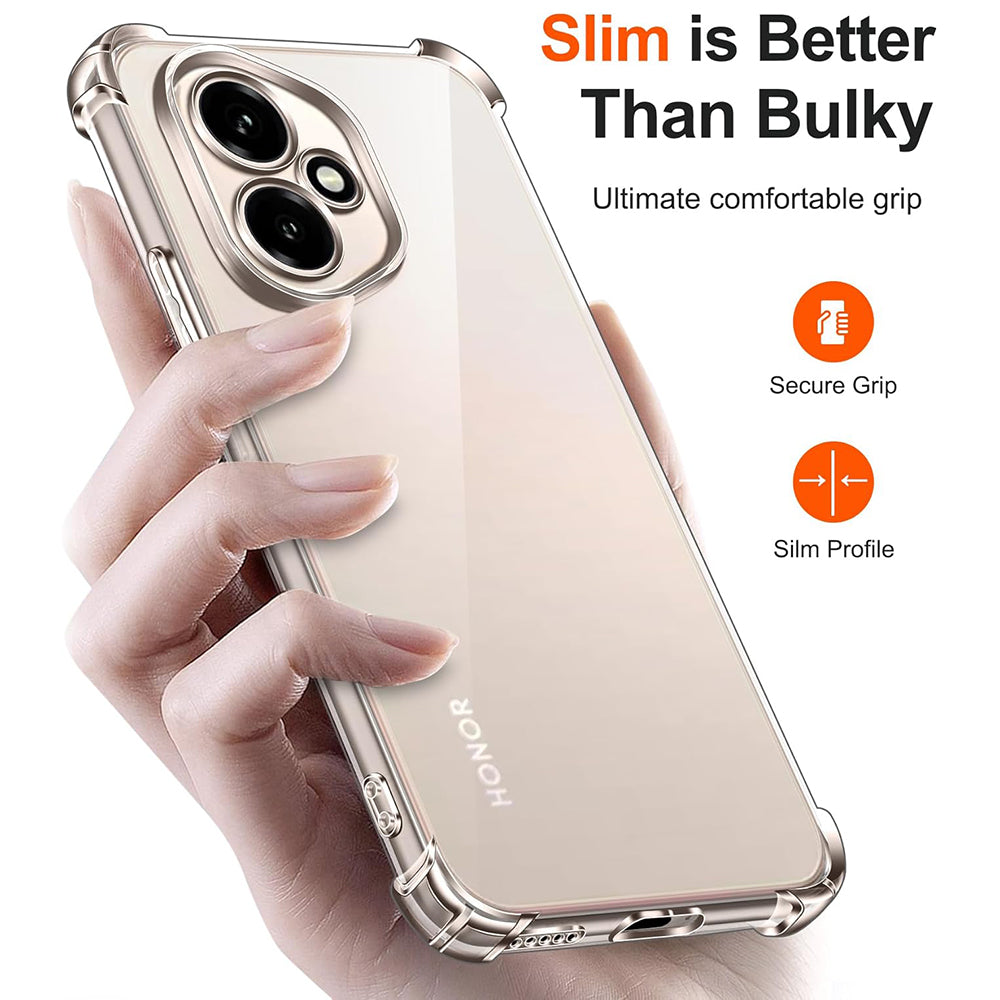 Hülle für Honor 400 Pro, Techsuit, stoßfest klar, transparent