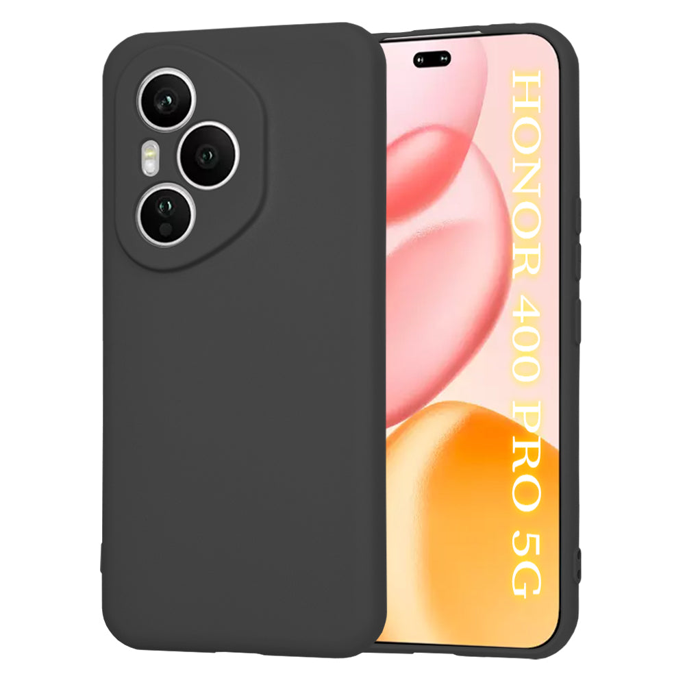 Hülle für Honor 400 Pro, Techsuit, SoftFlex, Schwarz