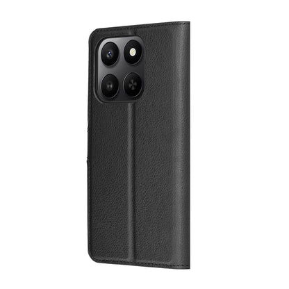 Hülle für Honor 400 Smart 4G / X7d 4G / 400 Smart 5G, Techsuit, Leder-Folio, Schwarz