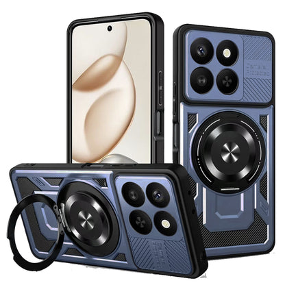 Hülle für Honor 400 Smart 4G / X7d 4G / 400 Smart 5G, Techsuit, RuggedCam, Blau