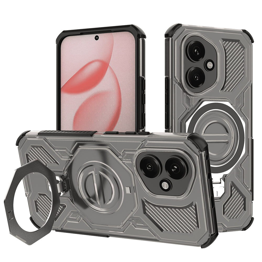 Hülle für Honor 400, Techsuit, Carbon Shield Pro, Fumurie