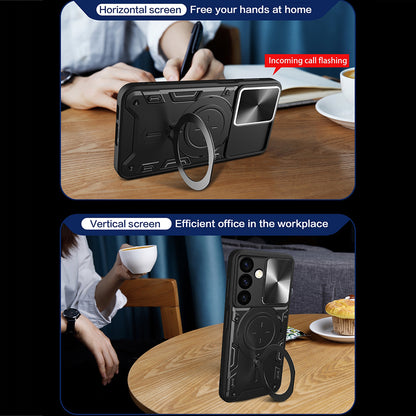 Hülle für Honor 600 Lite, Techsuit, CamGuard Pro, Blau