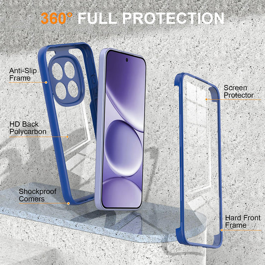 Hülle für Honor 600 Lite, Techsuit, ColorVerse 360, Blau