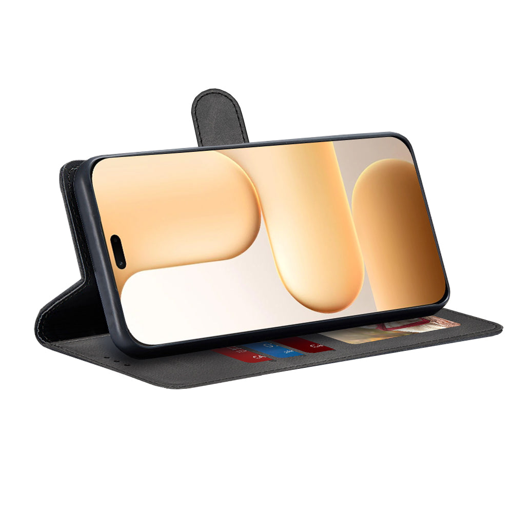 Hülle für Honor 600 Lite, Techsuit, Diary Book, Schwarz