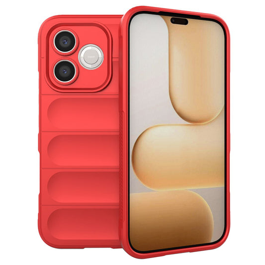 Hülle für Honor 600 Lite, Techsuit, Magic Shield, Rot