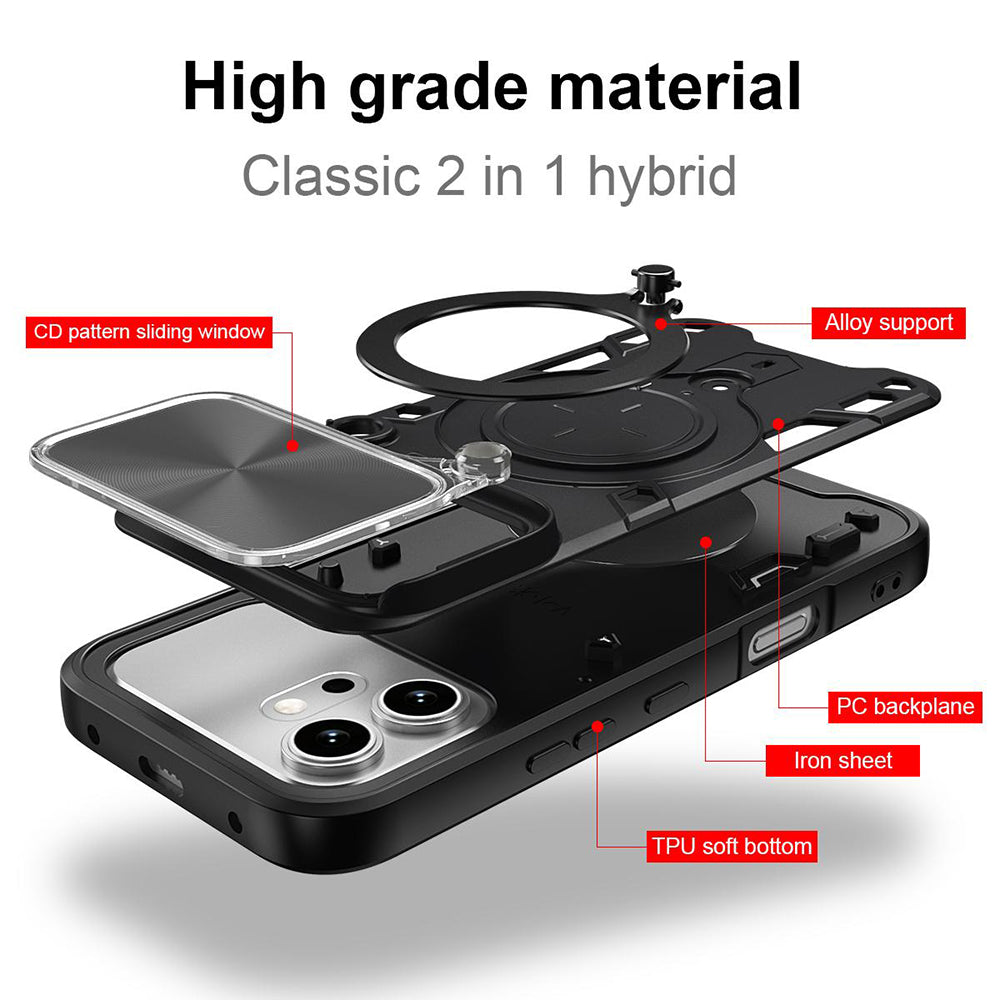 Hülle für Honor 600 Pro / 600, Techsuit, CamGuard Pro, Blau
