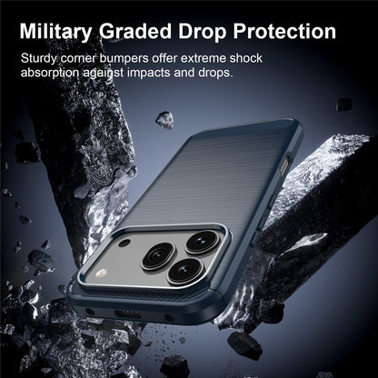 Hülle für Honor 600 Pro / 600, Techsuit, Carbon, Blau