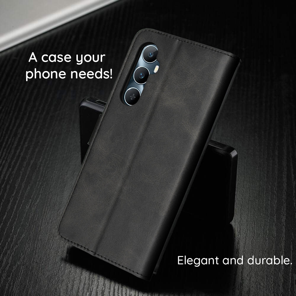 Hülle für Honor 600 Pro, Techsuit, Diary Book, Schwarz